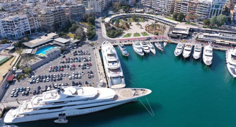 Aerial,Drone,Photo,Of,Iconic,Marine,Museum,In,Marina,Of